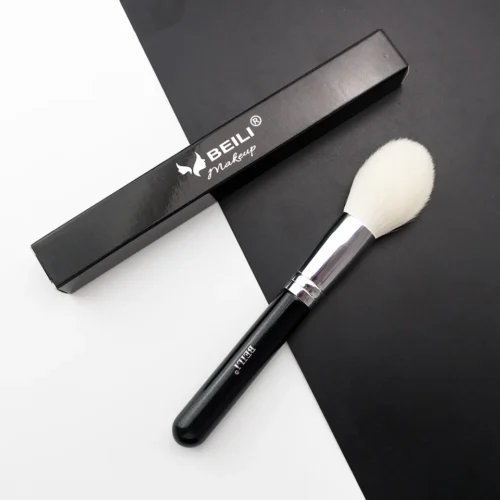 BEILI-Pincéis de maquiagem Big Powder preto, único pincel profissional de fibra de lã, muito macio, Fundação, Destaque, Beleza - Imagem 22