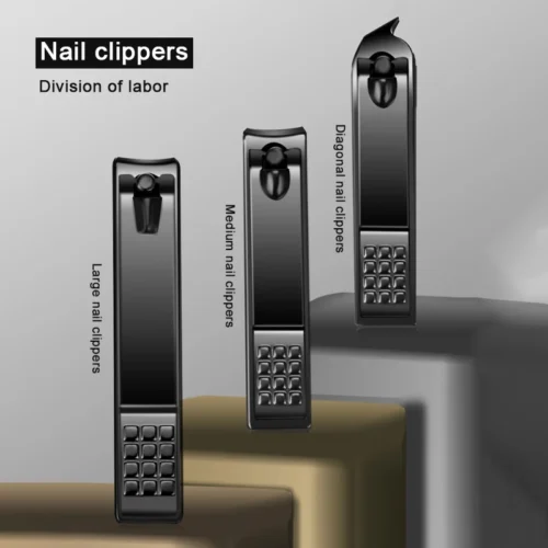 8/12/15/20/24 pçs cortadores de manicure conjunto cortador de unhas doméstico colher de orelha de aço inoxidável ferramenta tesoura pedicure para beleza - Imagem 2