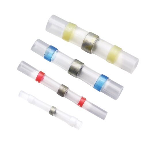 100-1000 pces conectores de fio de vedação de solda termo retrátil conectores de extremidade de solda kit automotivo marinho isolado com 300w pistola de ar quente - Imagem 26